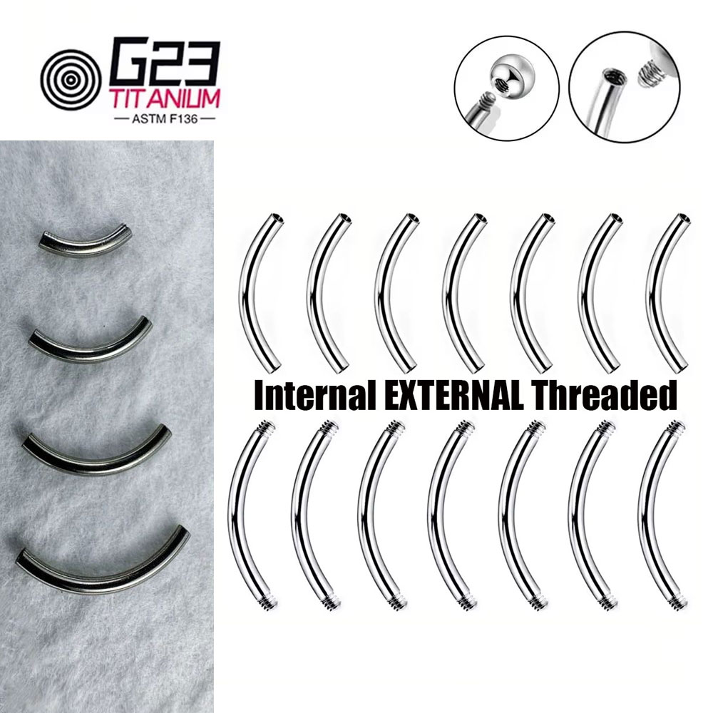 Wholesale 5/10/50pcs G23 Titan - Body Jewelry Internally Threaded 评论和价格