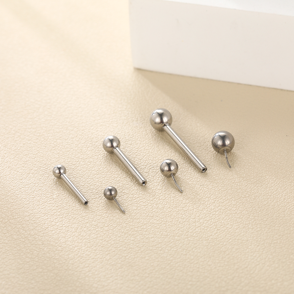5/10Pcs G23 Titanium Threadles - Body Jewelry Threadless 评论和价格