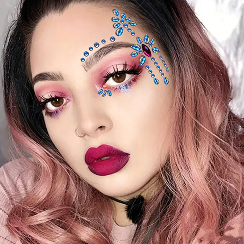 Half Face Mermaid Rhinestone S - Body Jewelry Eyebrow 评论和价格