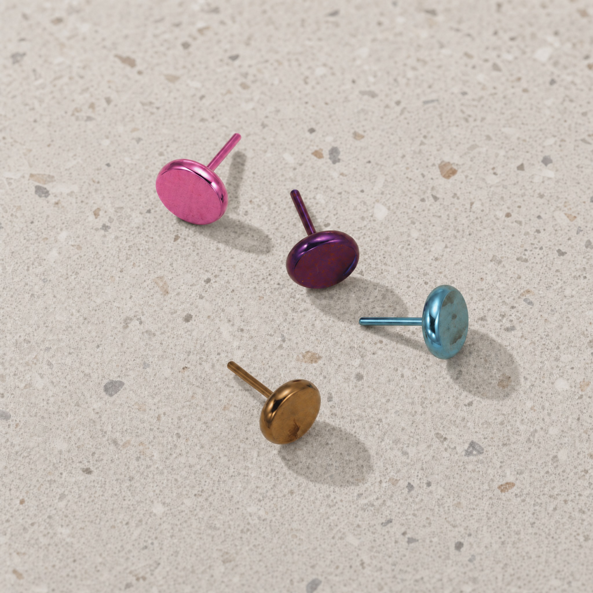 10pcs ASTM F136 Titanium Push  - Body Jewelry Threadless 评论和价格