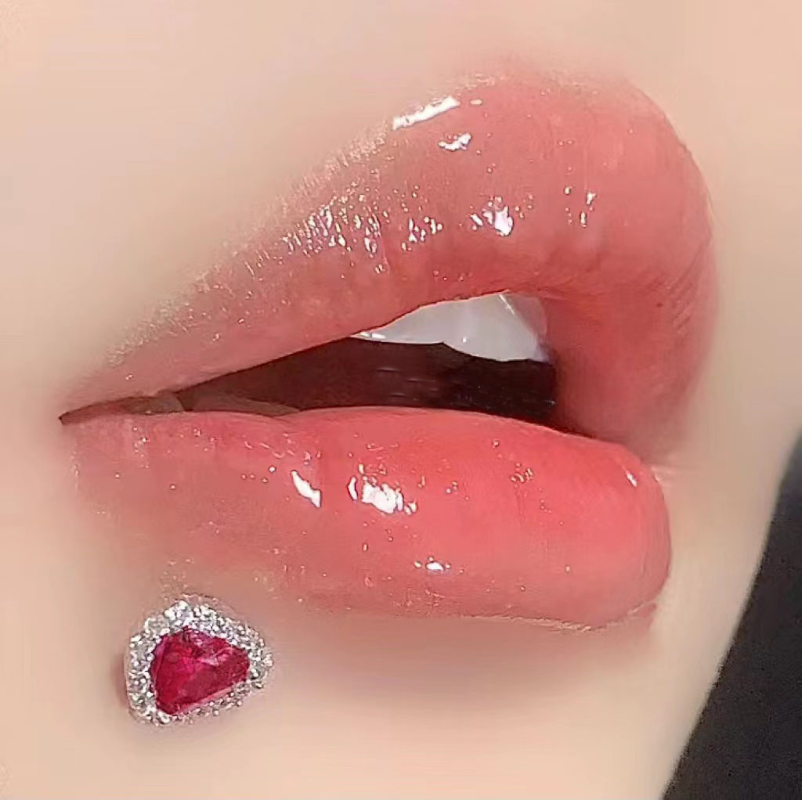 1PC CZ Zirconia Moon Labret Pi - Body Jewelry Vertical Labret 评论和价格