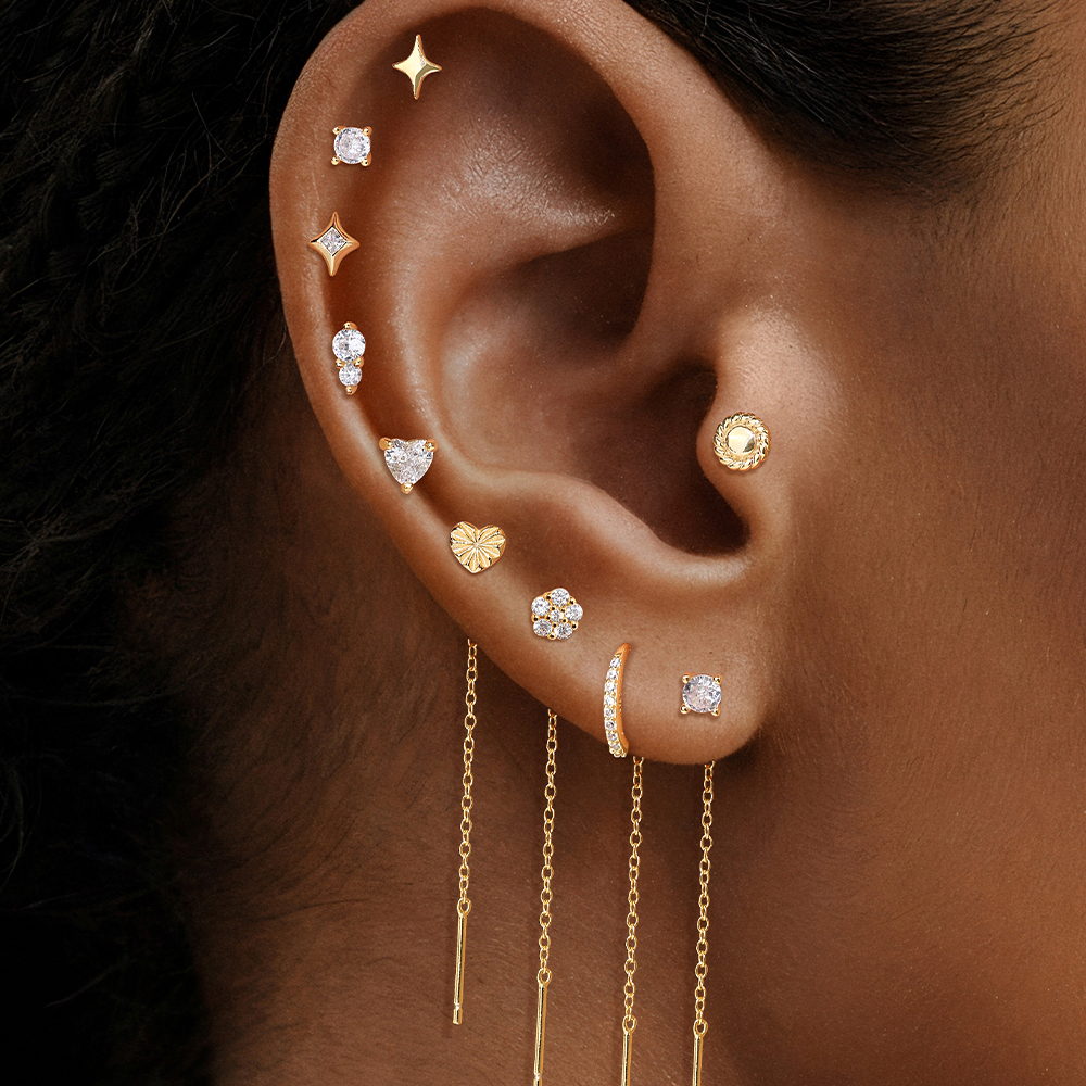 AIDE 925 Sterling Silver Star/ - Star Flat Back 评论和价格