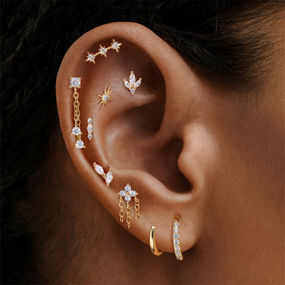 AIDE 925 Sterling Silver Star/ - Star Flat Back 评论和价格