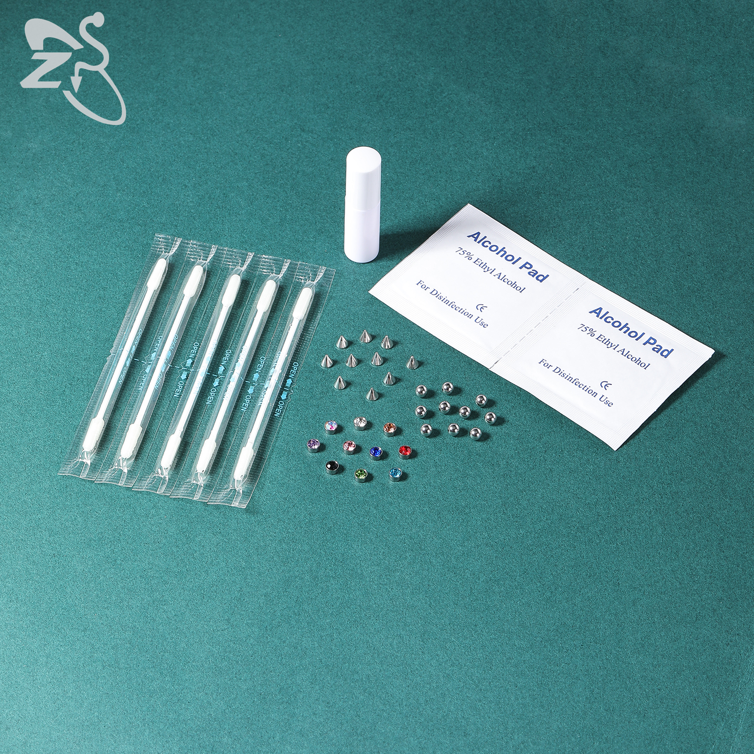 ZS 1 Set Fake Eyebrow Ring Men - Body Jewelry Eyebrow 评论和价格