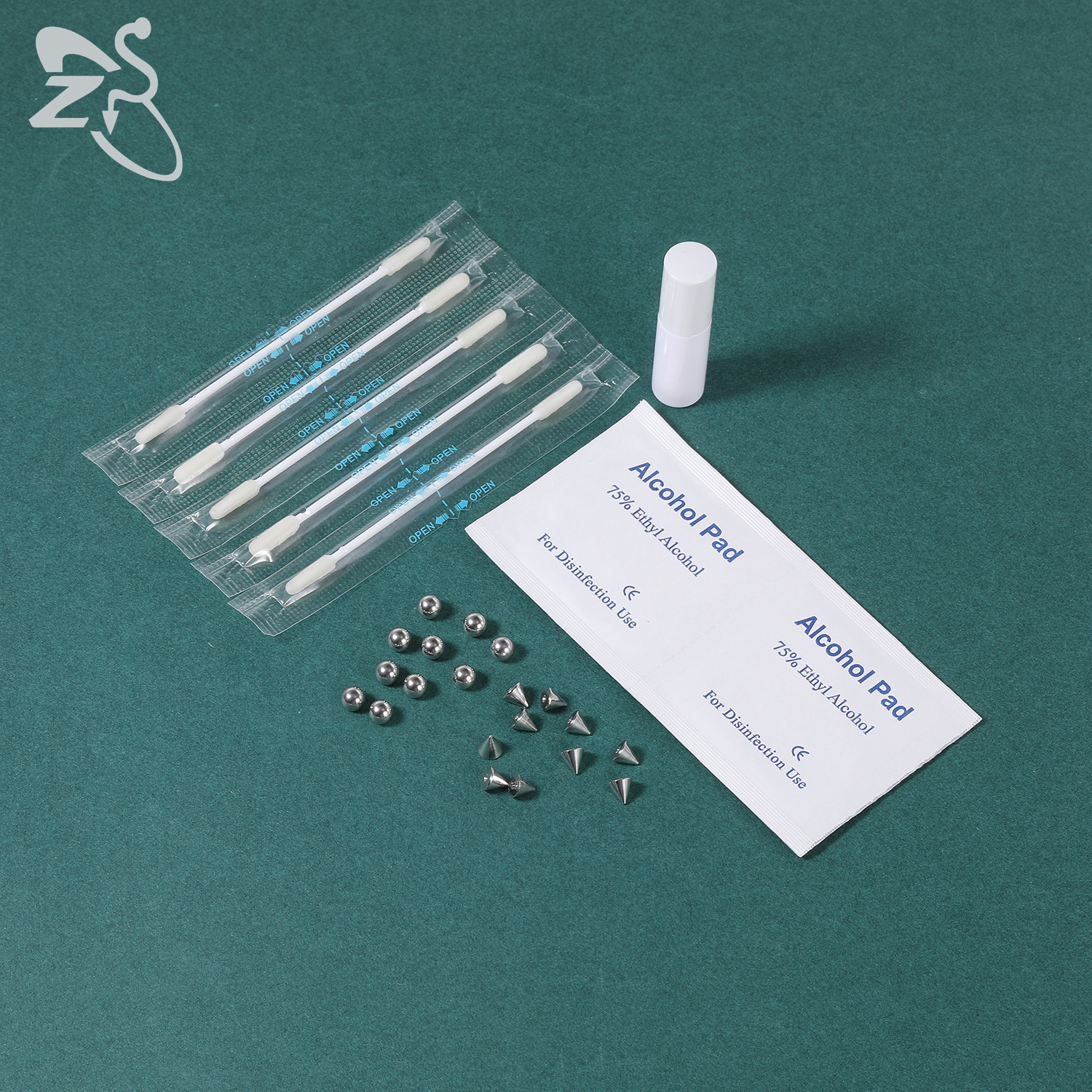 ZS 1 Set Fake Eyebrow Ring Men - Body Jewelry Eyebrow 评论和价格