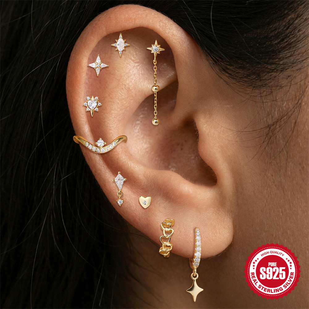 CANNER 925 Sterling Silver Sta - Star Flat Back 评论和价格