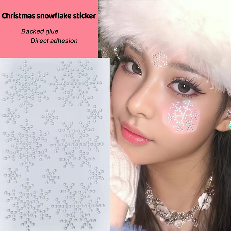 Christmas Makeup White Snowfla - Body Jewelry Eyebrow 评论和价格