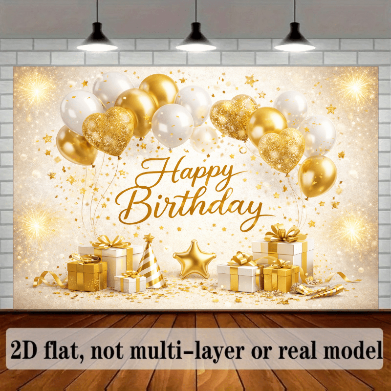 2D flat sparkling birthday the - Star Flat Back 评论和价格