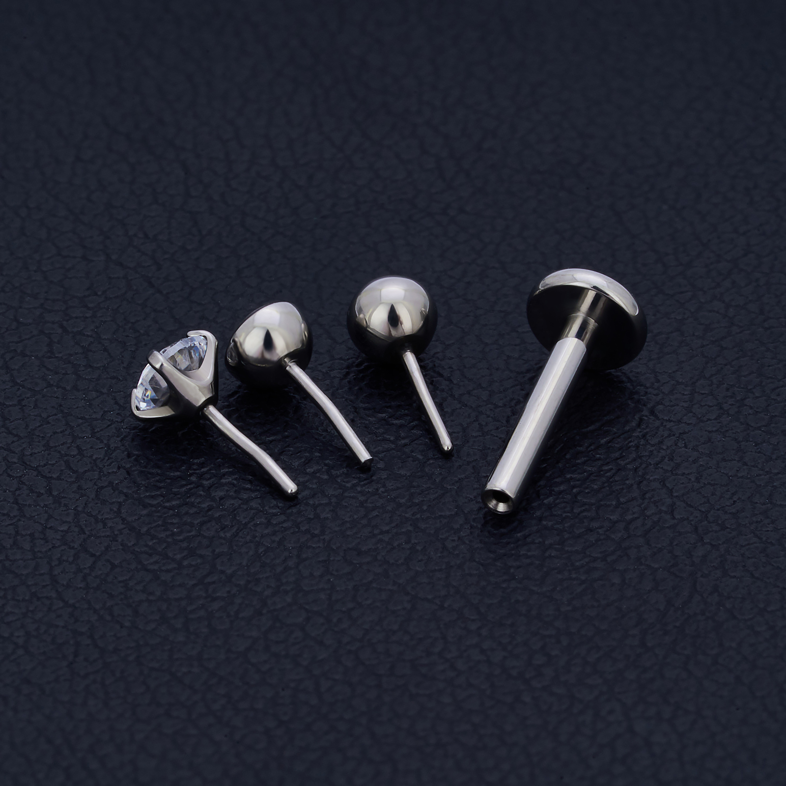 10PCS 16/18G Threadless Labret - Body Jewelry Threadless 评论和价格