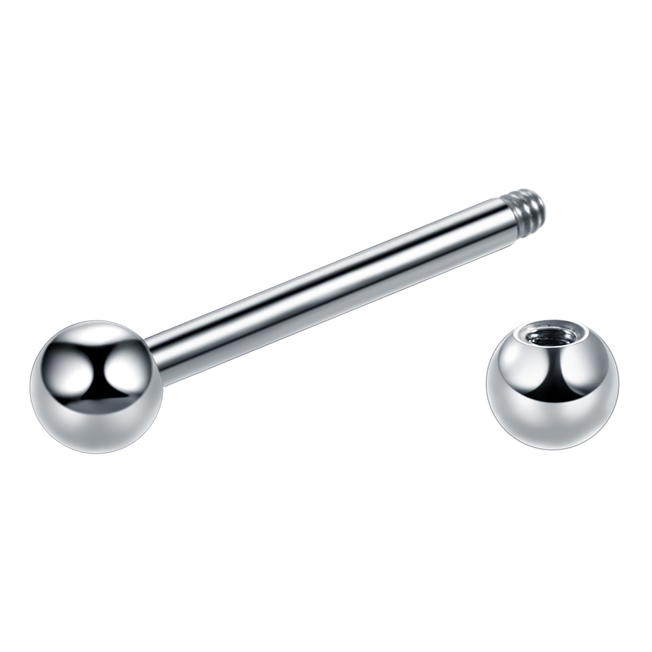 1PC 14G 16G Titanium Industria - Body Jewelry Nipple Rings 评论和价格
