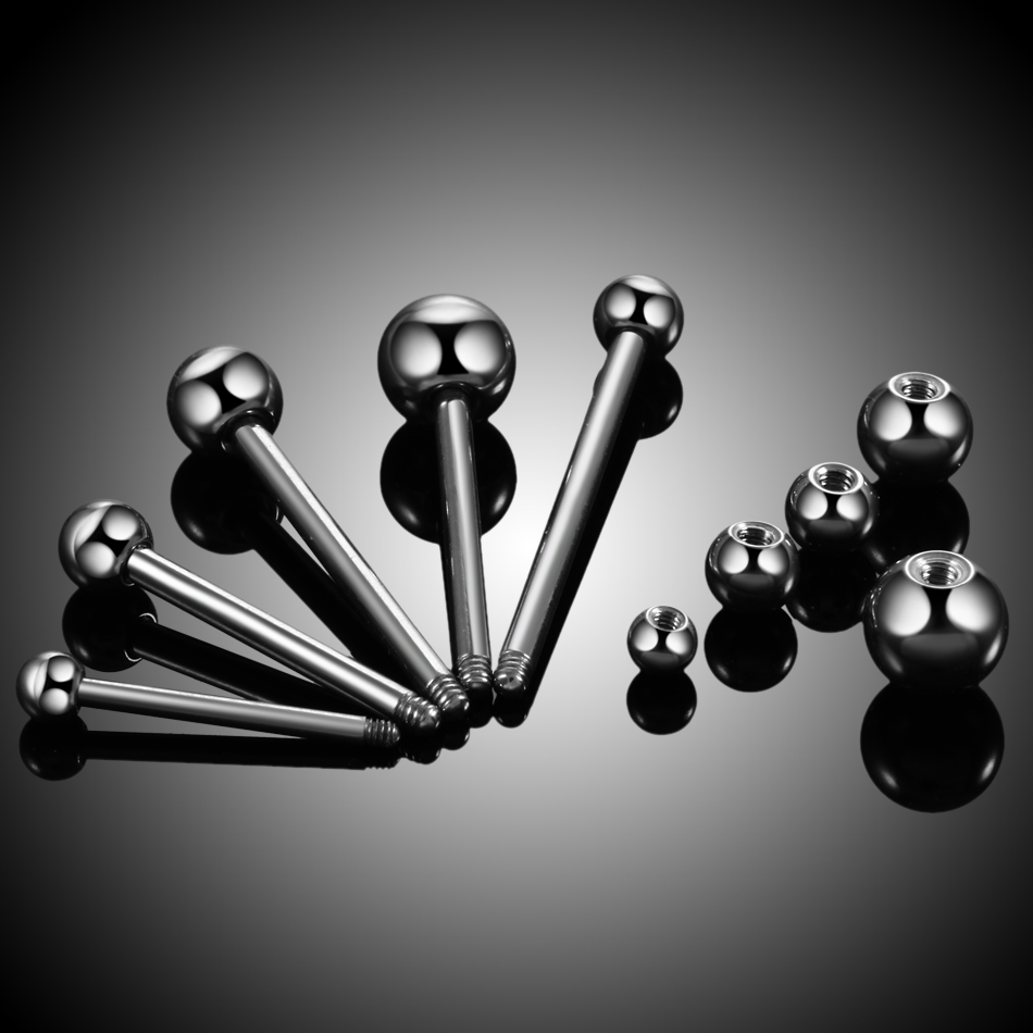 1PC 14G 16G Titanium Industria - Body Jewelry Nipple Rings 评论和价格