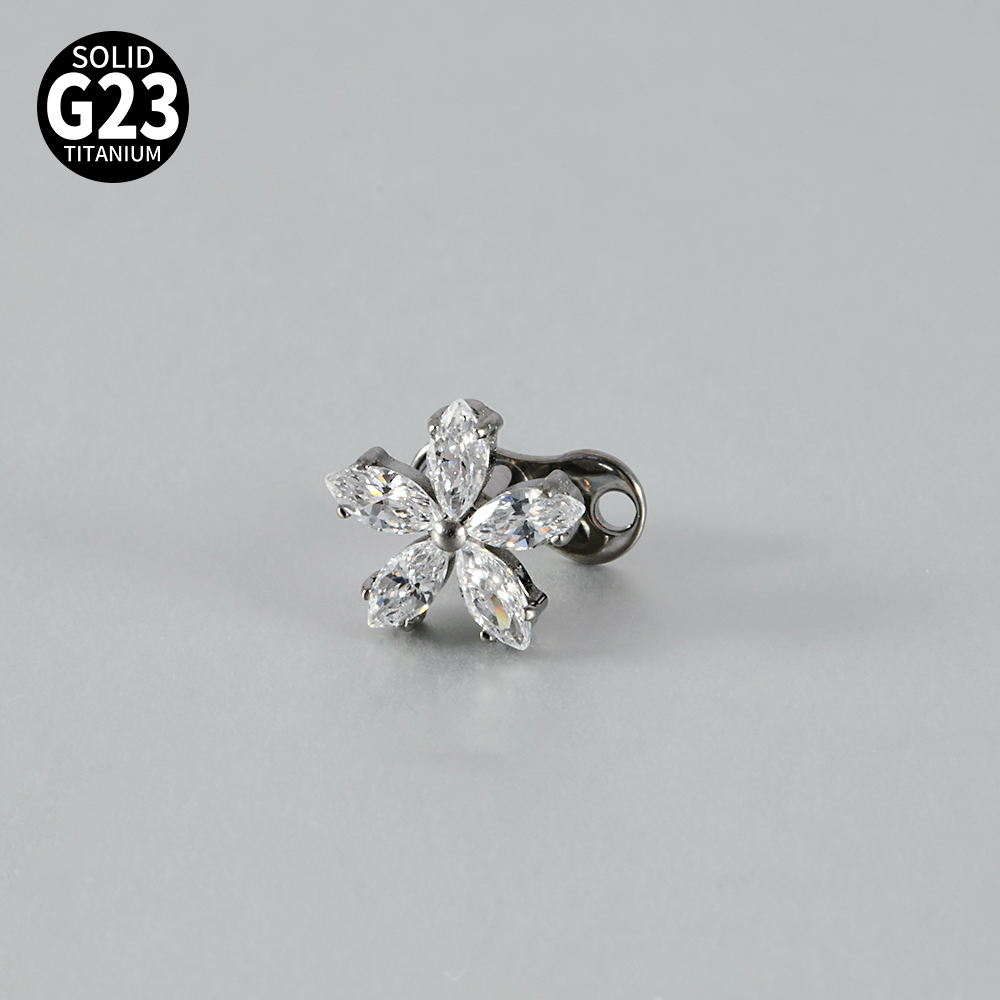 1PC G23 Implant Titanium Derma - Body Jewelry Internally Threaded 评论和价格