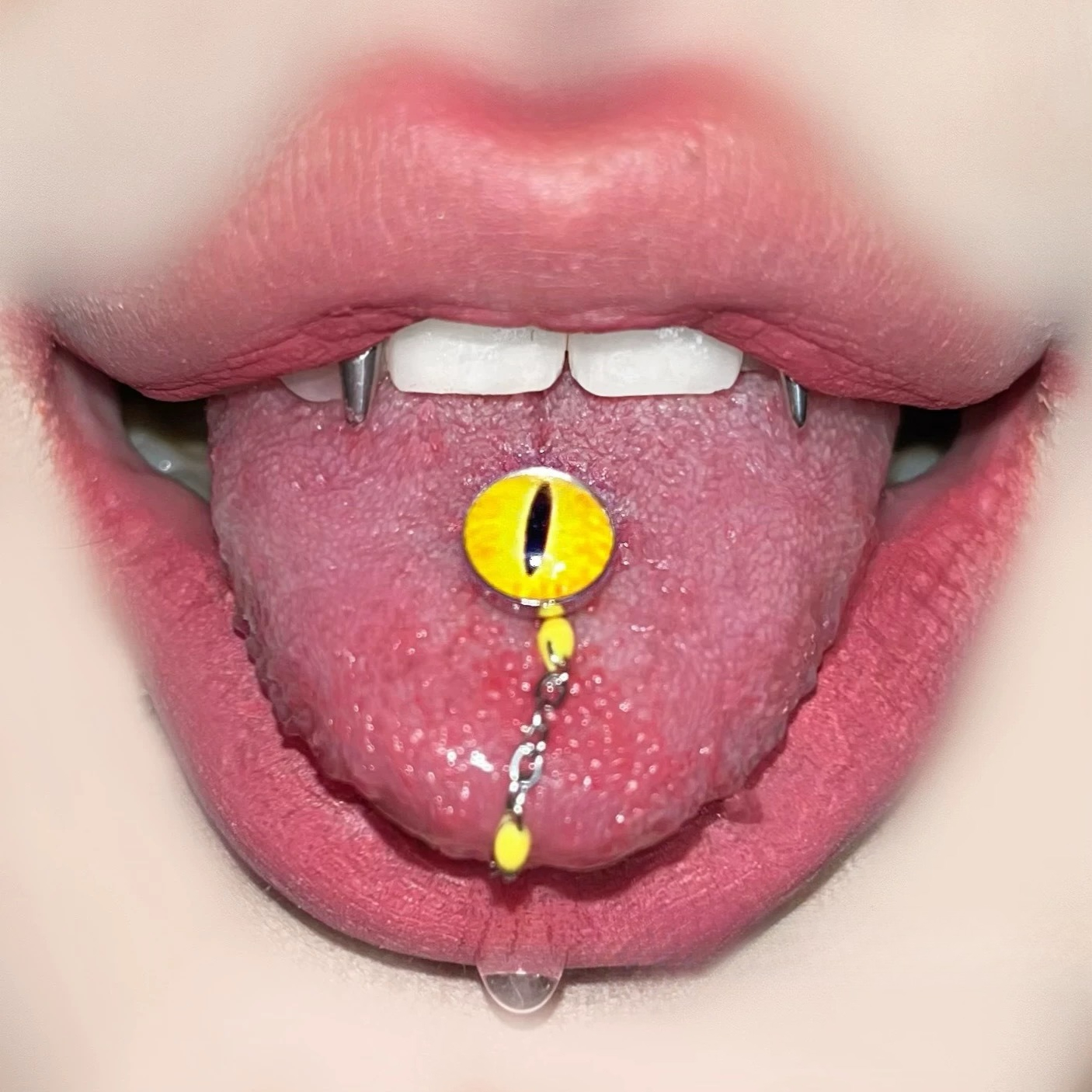 1Pc High Quality Trendy Unique - Yellow Body Jewelry 评论和价格