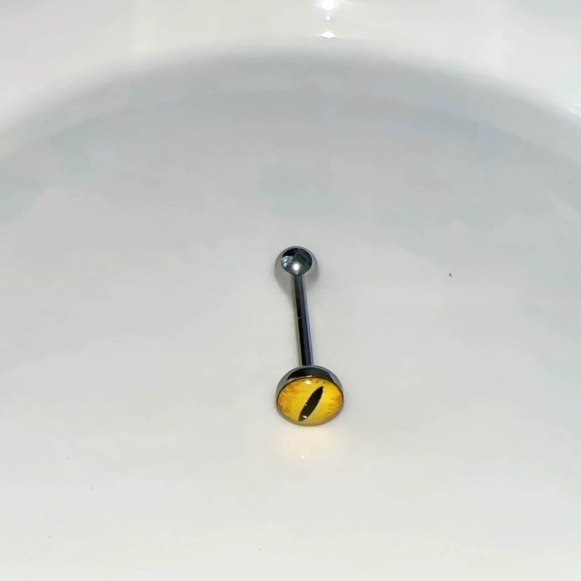 1Pc High Quality Trendy Unique - Yellow Body Jewelry 评论和价格