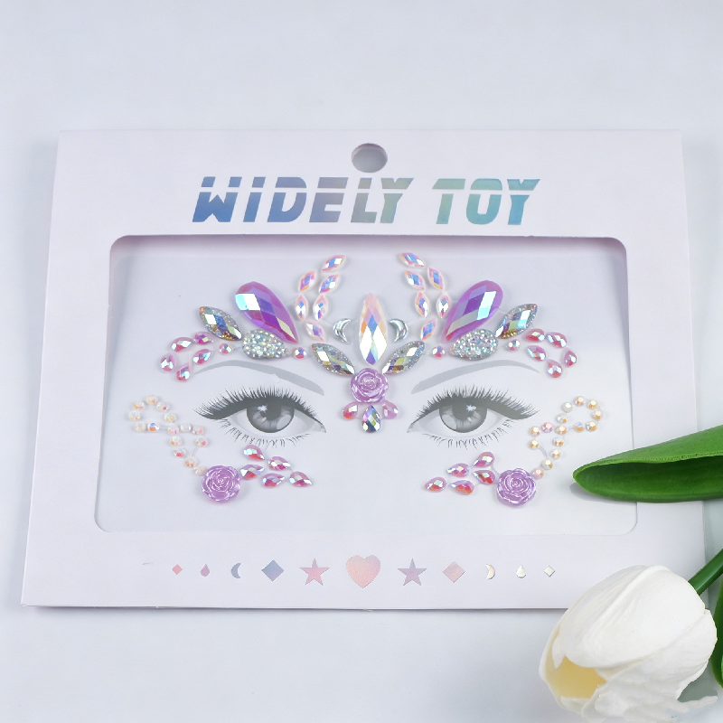 Y2K Face Rhinestones – Butterf - Body Jewelry Eyebrow 评论和价格