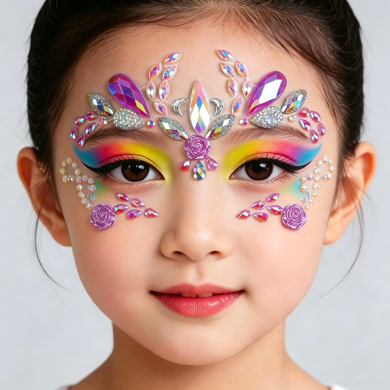 Y2K Face Rhinestones – Butterf - Body Jewelry Eyebrow 评论和价格